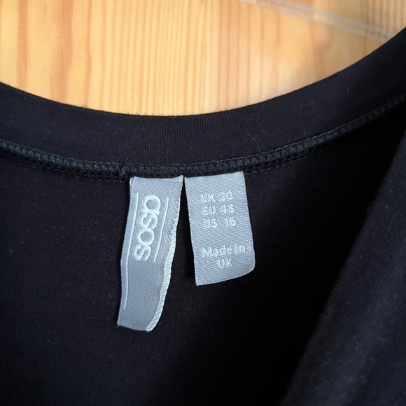 ASOS T-Shirt Lace Sleeve Dress - Picture 3 of 3